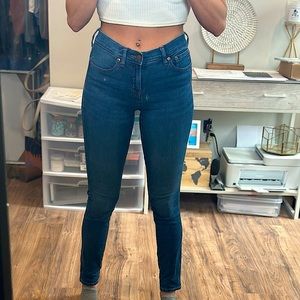 8” J.Crew Toothpick Jeans